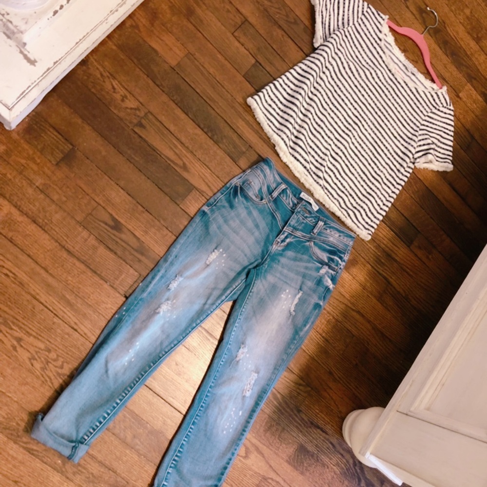 Border Stripped T Shirt